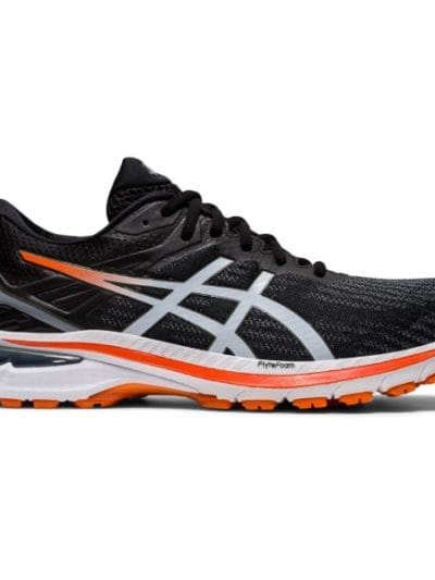 Fitness Mania - Asics GT-2000 9 - Mens Running Shoes - Black/White/Orange