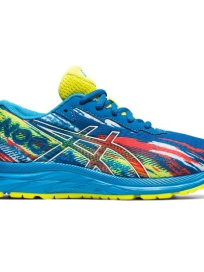 Fitness Mania - Asics Gel Noosa Tri 13 GS - Kids Running Shoes - Reborn Blue/Sour Yuzu