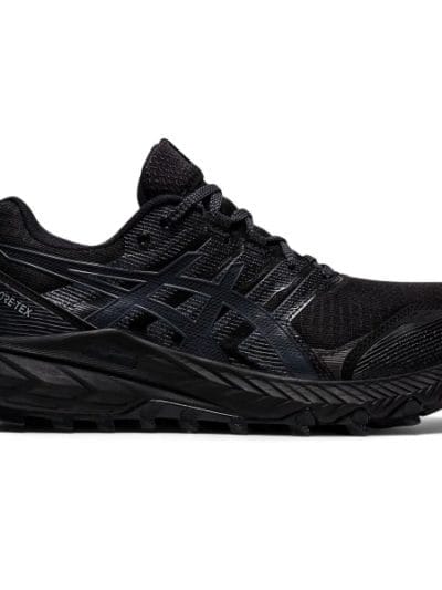 Fitness Mania - Asics Gel-Trabuco 9 GTX - Womens Trail Running Shoes - Triple Black/Carrier Grey