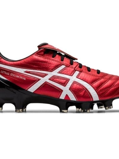 Fitness Mania - Asics Lethal Testimonial 4 IT - Mens Football Boots - Classic Red/White/Black