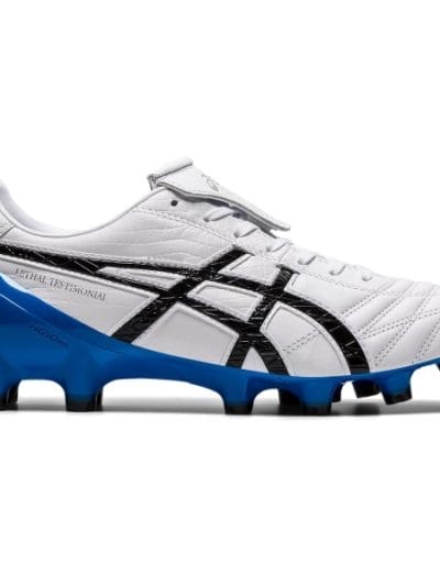 Fitness Mania - Asics Lethal Testimonial 4 IT - Mens Football Boots - White/Black