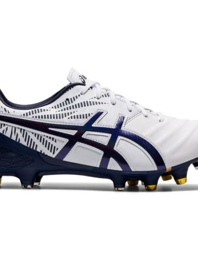 Fitness Mania - Asics Lethal Tigreor FF Hybrid - Mens Football Boots - White/Peacoat