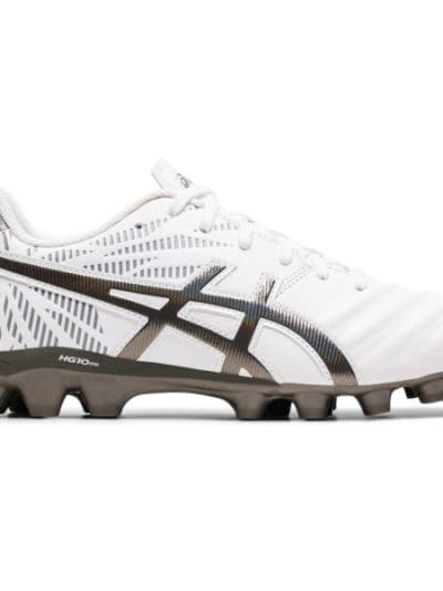 Fitness Mania - Asics Lethal Tigreor IT 2 GS - Kids Football Boots - White/Gunmetal