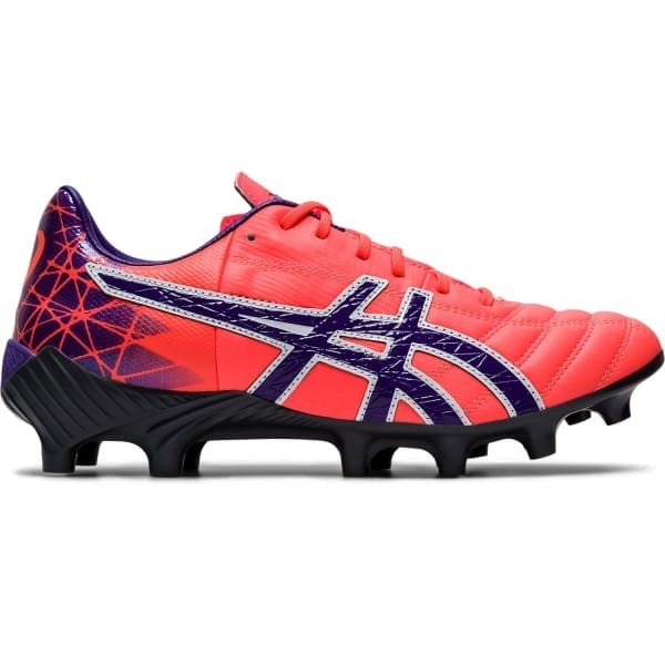 Fitness Mania - Asics Lethal Tigreor IT FF - Womens Football Boots - Flash Coral/Gentry Purple