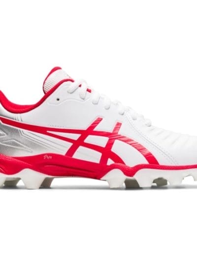 Fitness Mania - Asics Lethal Ultimate GS - Kids Football Boots - White/Classic Red