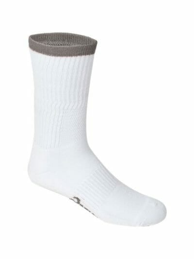 Fitness Mania - Asics Pace Crew Socks - Brilliant White/Piedmont Grey