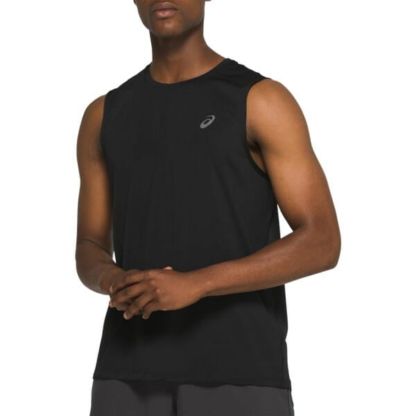 Fitness Mania - Asics Race Mens Running Tank Top - Performance Black