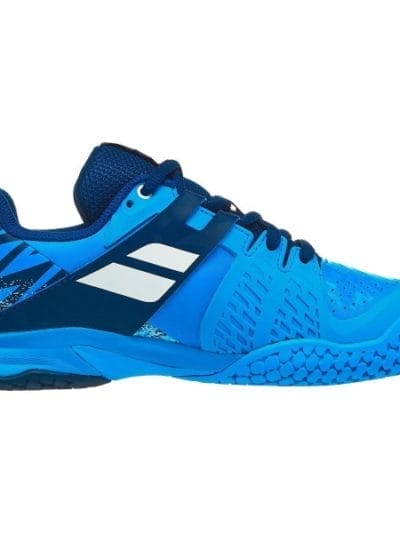 Fitness Mania - Babolat Propulse All Court Kids Tennis Shoes - Drive Blue