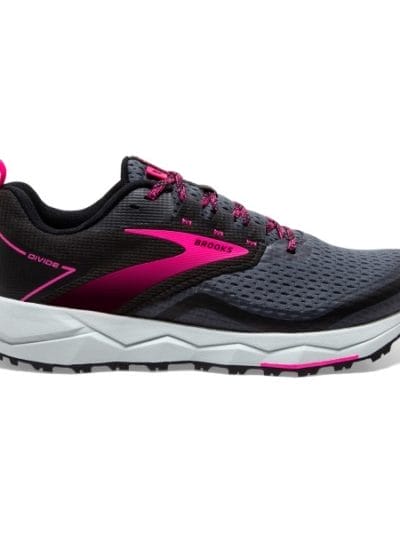 Fitness Mania - Brooks Divide 2 - Womens Trail Running Shoes - Black/Ebony/Pink