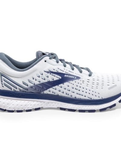 Fitness Mania - Brooks Ghost 13 - Mens Running Shoes - White/Deep Cobalt