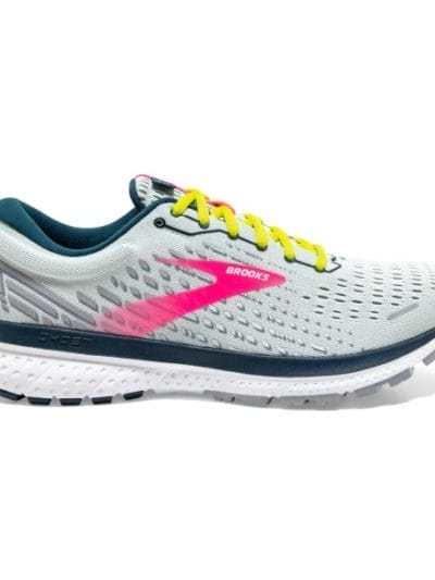 Fitness Mania - Brooks Ghost 13 - Womens Running Shoes - Ice Flow/Pink/Pond