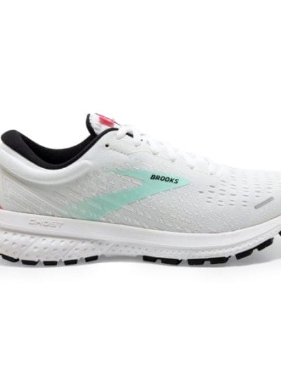 Fitness Mania - Brooks Ghost 13 - Womens Running Shoes - White/Yucca/Lilac