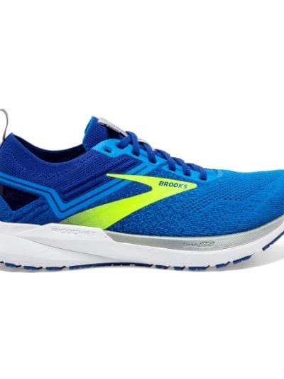 Fitness Mania - Brooks Ricochet 3 - Mens Running Shoes - Blue/Nightlife/Alloy