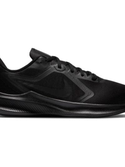 Fitness Mania - Nike Downshifter 10 - Mens Running Shoes - Triple Black/Iron Grey