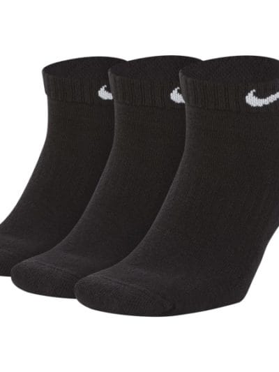 Fitness Mania - Nike Everyday Cushioned Low Training Socks - 3 Pack - Black