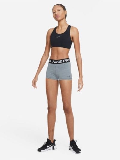 Fitness Mania - Nike Pro 3 Inch Womens Training Short - Smoke Grey/Heather/Black