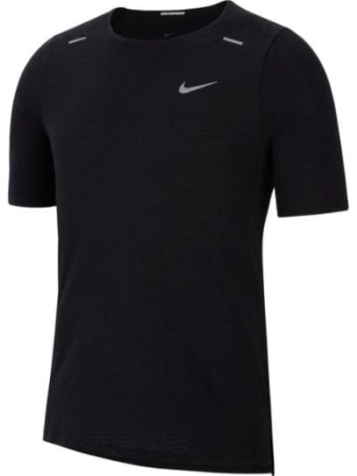 Fitness Mania - Nike Rise 365 Mens Running T-Shirt - Black/Reflective Silver