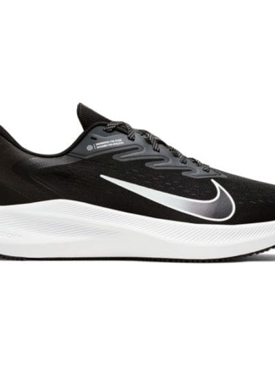 Fitness Mania - Nike Zoom Winflo 7 - Mens Running Shoes - Black/White/Anthracite