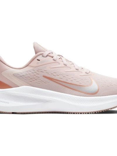 Fitness Mania - Nike Zoom Winflo 7 - Womens Running Shoes - Barely Rose/Metallic Red Bronze