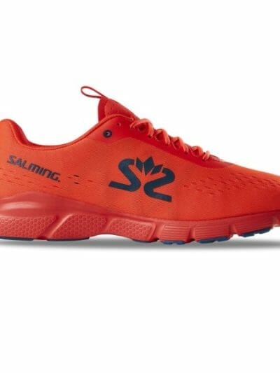 Fitness Mania - Salming EnRoute 3 - Mens Running Shoes - New Orange/Moroccan Blue