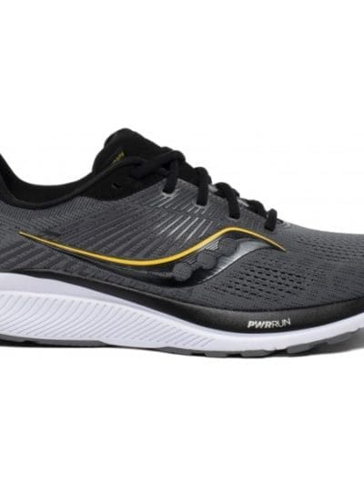 Fitness Mania - Saucony Guide 14 - Mens Running Shoes - Charcoal/Vizi Gold