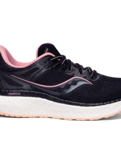 Fitness Mania - Saucony Hurricane 23 - Womens Running Shoes - Black/Rosewater