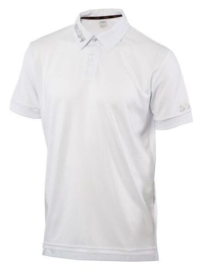 Fitness Mania - Sub4 Mens Training Polo Shirt - White