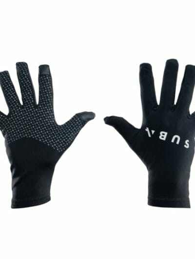 Fitness Mania - Sub4 Running Gloves - Touch Screen Friendly - Black