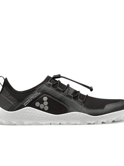 Fitness Mania - Vivobarefoot Primus Trail SG - Womens Trail Running Shoes - Black/White