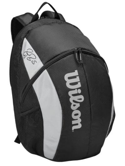 Fitness Mania - Wilson Federer Team Tennis Backpack Bag 2020 - Black/White