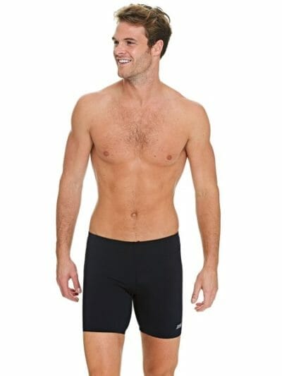 Fitness Mania - Zoggs Ecolast+ Cottesloe Mid Mens Swimming Jammer - Black