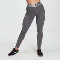 Fitness Mania - MP Women's Adapt Textured Leggings- Carbon - L