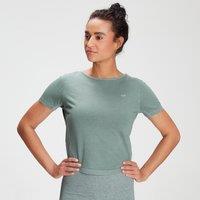 Fitness Mania - MP Women's Raw Training Washed Tie Back T-shirt - Washed Green - L