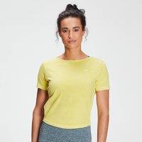 Fitness Mania - MP Women's Raw Training Washed Tie Back T-shirt - Washed Yellow - XS