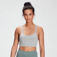 Fitness Mania - MP Women's Tonal Graphic Bra - Grey Marl  - L