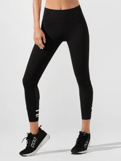 Fitness Mania - No Dig Sculpting Mesh Ankle Biter Tight