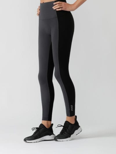 Fitness Mania - Two Tone No Ride Full Length Leggings