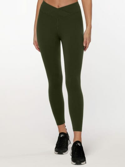 Fitness Mania - Wrap Waistband Ankle Biter Leggings