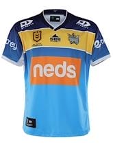 Fitness Mania - Gold Coast Titans Replica Home Jersey 2021