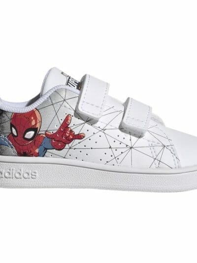 Fitness Mania - Adidas Advantage Spider-Man - Kids Sneakers - Cloud White/Core Black