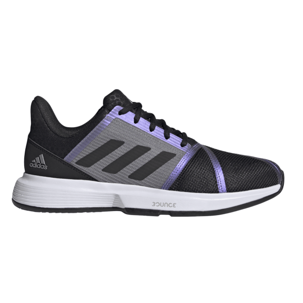 Fitness Mania - Adidas CourtJam Bounce - Mens Tennis Shoes - Core Black/Grey