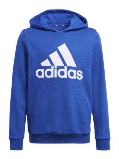 Fitness Mania - Adidas Essentials Big Logo Kids Hoodie - Royal Blue/White