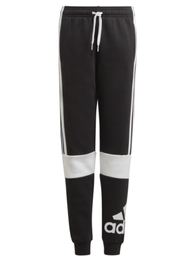 Fitness Mania - Adidas Essentials Colourblock Kids Trackpants - Black/White