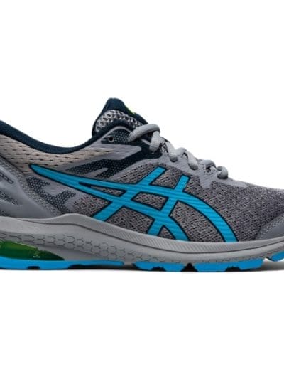 Fitness Mania - Asics GT-1000 10 GS - Kids Running Shoes - Sheet Rock/Hazard Green/Blue