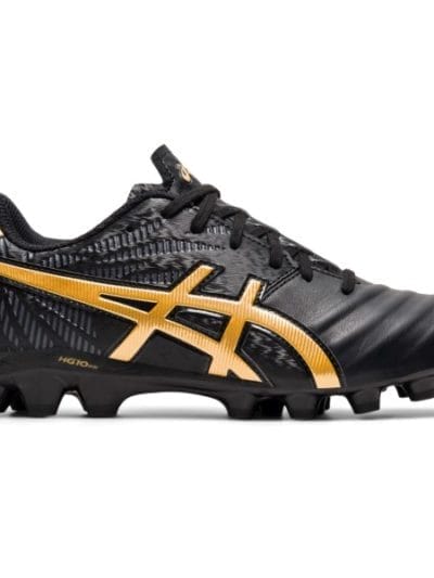 Fitness Mania - Asics Lethal Tigreor IT 2 GS - Kids Football Boots - Black/Pure Gold