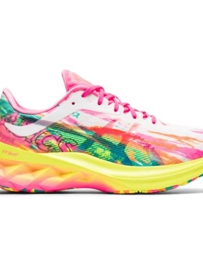 Fitness Mania - Asics NovaBlast Noosa - Womens Running Shoes - Hot Pink/Sour Yuzu