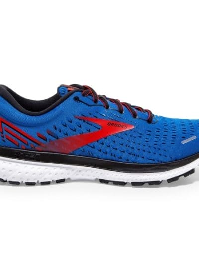 Fitness Mania - Brooks Ghost 13 - Mens Running Shoes - Blue/Red/White