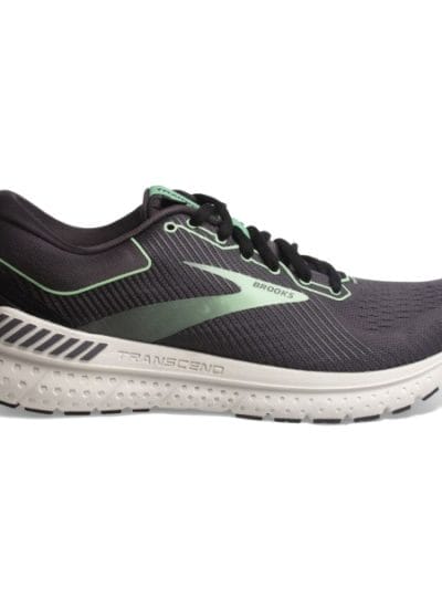 Fitness Mania - Brooks Transcend 7 - Womens Running Shoes - Black/Ebony/Green