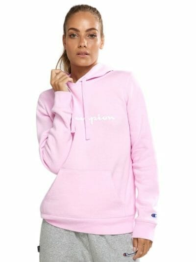 Fitness Mania - Champion Script Womens Hoodie - Pink