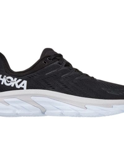 Fitness Mania - Hoka One One Clifton Edge - Womens Running Shoes - Black/White